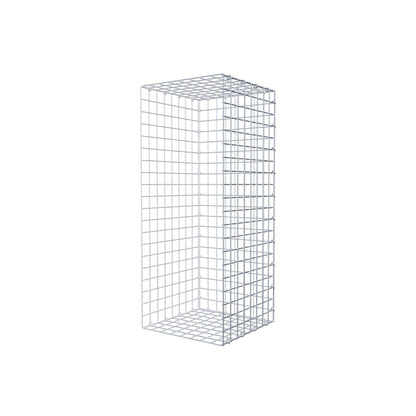 Monteret gabion type 2 100 cm x 40 cm x 40 cm (L x H x D), maskestørrelse 5 cm x 5 cm, C-ring