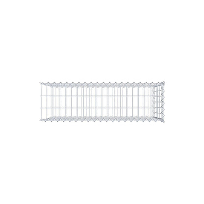 Påväxt gabion typ 2 100 cm x 60 cm x 30 cm (L x H x D), maskstorlek 5 cm x 10 cm, spiral
