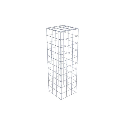 Gabião Tipo 3 100 cm x 30 cm x 30 cm (C x A x P), malhagem 10 cm x 10 cm, anel C