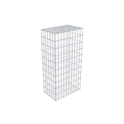 Gabião 100 cm x 30 cm x 50 cm (C x A x P), malhagem 5 cm x 10 cm, anel C