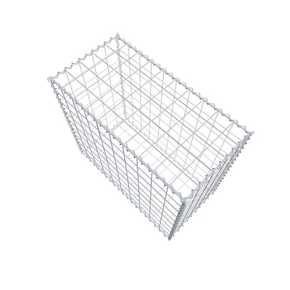 Gabione 100 cm x 90 cm x 50 cm (L x H x T), Maschenweite 10 cm x 10 cm, Spirale
