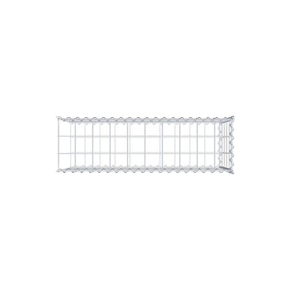 Gabião tipo 2 100 cm x 50 cm x 30 cm (C x A x P), malhagem 10 cm x 10 cm, espiral