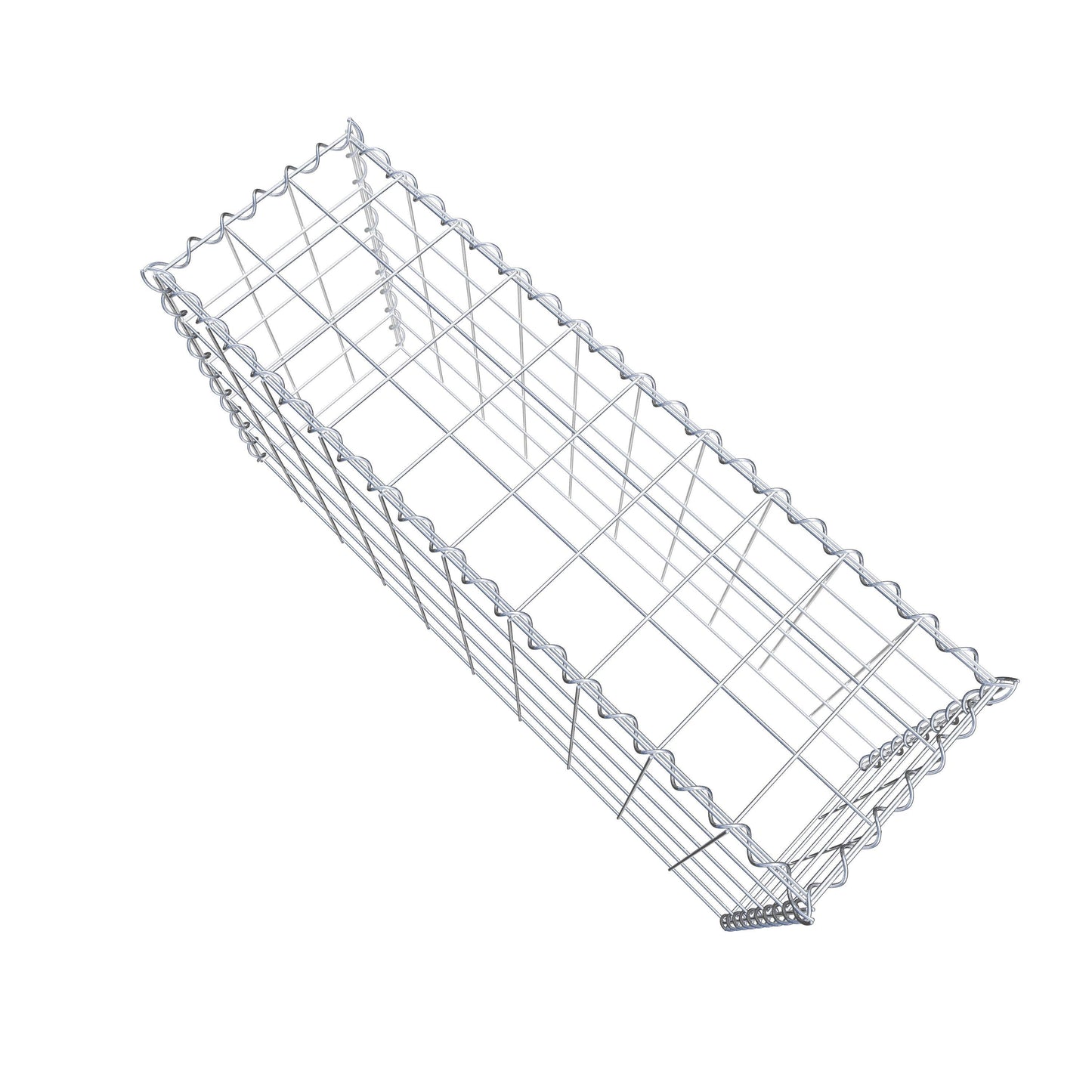 Gabião tipo 3 100 cm x 50 cm x 30 cm (C x A x P), malhagem 10 cm x 10 cm, espiral