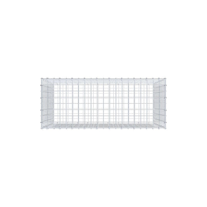 Gavión 100 cm x 70 cm x 40 cm (L x A x P), malla 5 cm x 5 cm, anillo en C