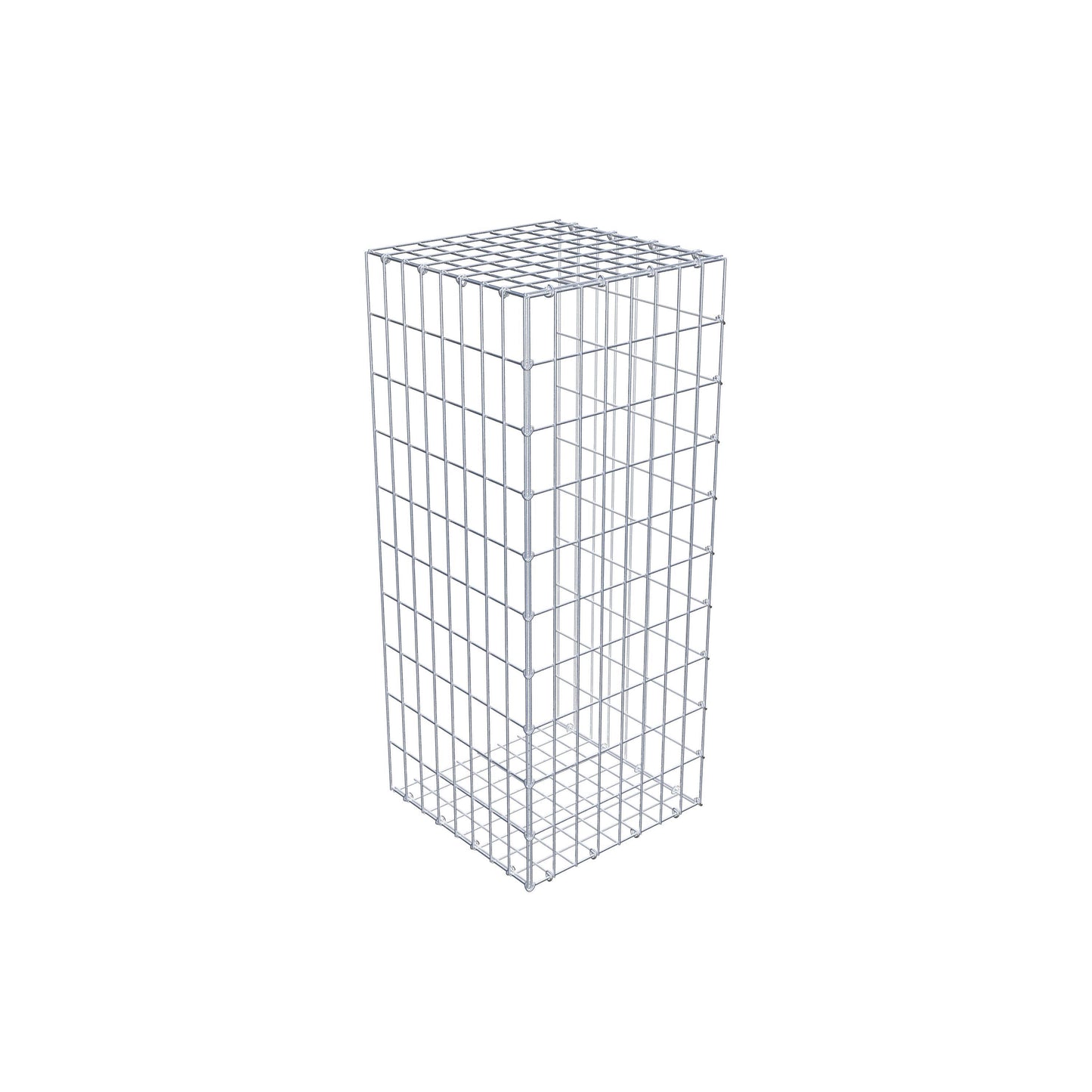 Pila adicional tipo 2 100 cm x 40 cm x 40 cm, malla 5 cm x 10 cm, anillo en C