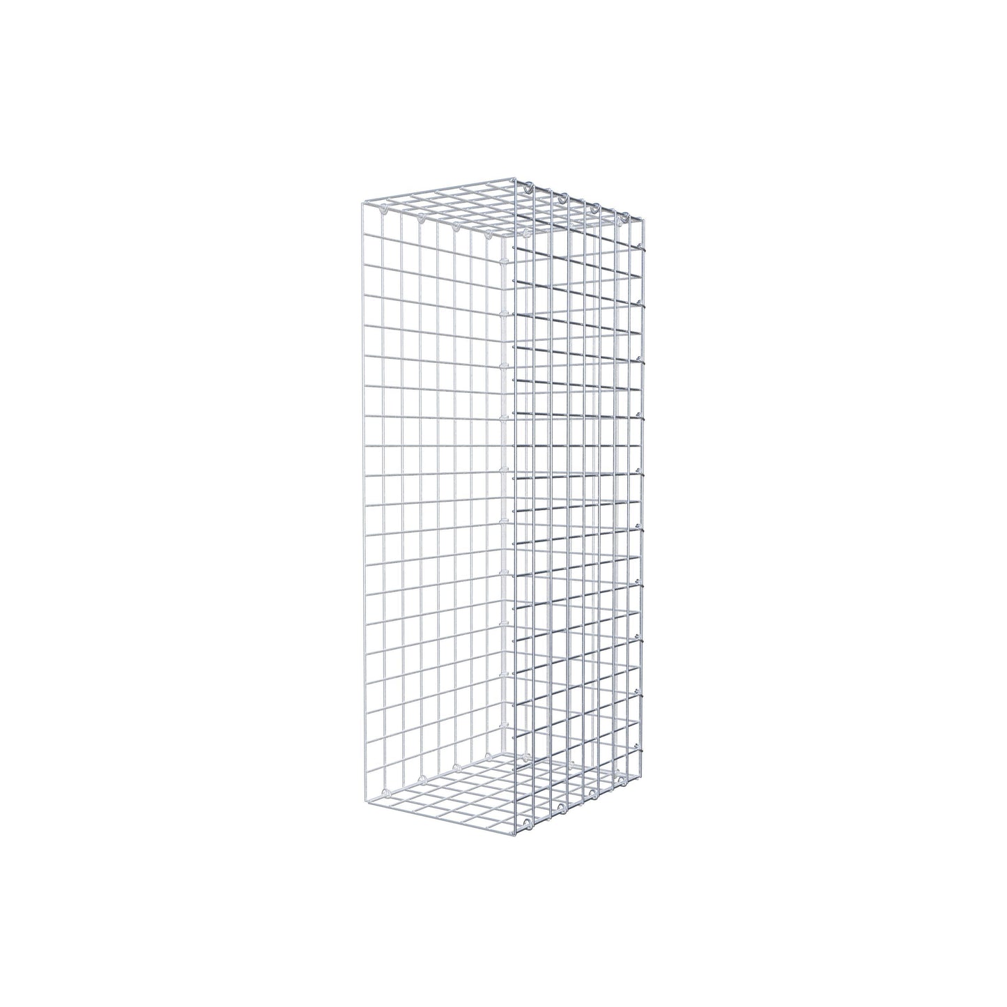 Anbaugabione Typ 2 100 cm x 40 cm x 30 cm (L x H x T), Maschenweite 5 cm x 5 cm, C-Ring
