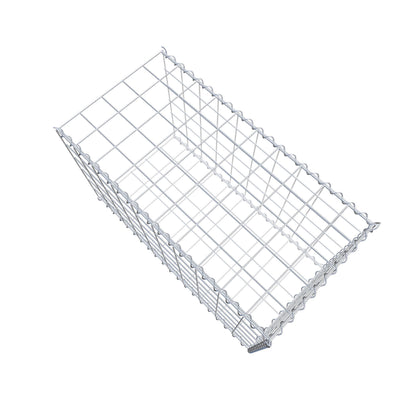 Extra gabion typ 2 100 cm x 60 cm x 50 cm (L x H x D), maskstorlek 10 cm x 10 cm, spiral