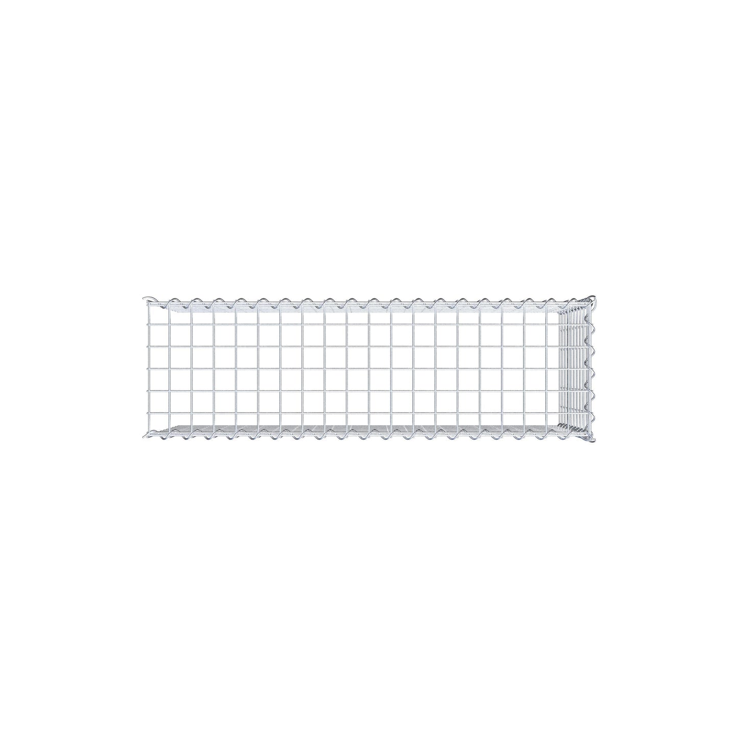 Gabion rapporté type 4 100 cm x 50 cm x 30 cm (L x H x P), mailles 5 cm x 5 cm, spirale