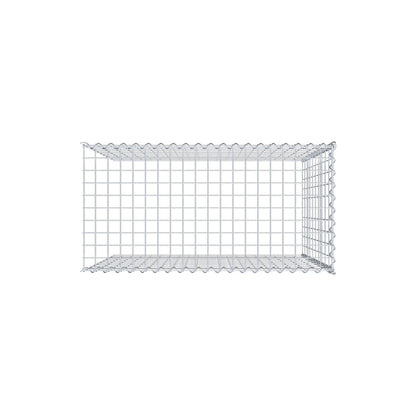 Extra gabion typ 4 100 cm x 100 cm x 50 cm (L x H x D), maskstorlek 5 cm x 10 cm, spiral
