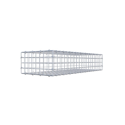 Gabione 100 cm x 20 cm x 40 cm (L x H x T), Maschenweite 5 cm x 5 cm, C-Ring