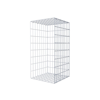 Pila adicional tipo 2 80 cm x 40 cm x 40 cm, malla 5 cm x 10 cm, anillo en C
