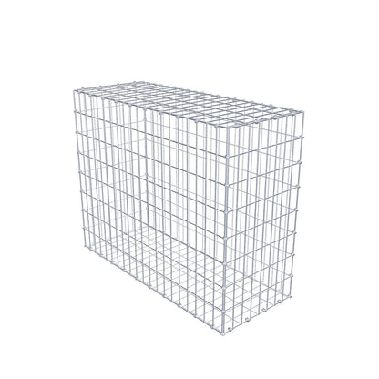 Schanskorf 100 cm x 80 cm x 40 cm (L x H x D), maaswijdte 5 x 10 cm, spiraalring