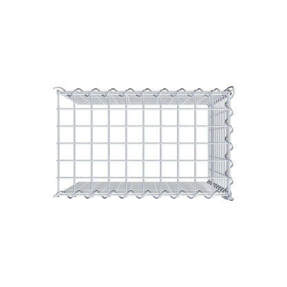 Grown-on gabion type 4 50 cm x 50 cm x 30 cm (L x H x D), mesh size 5 cm x 5 cm, spiral