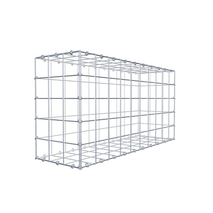 Gabion 100 cm x 50 cm x 30 cm (L x H x D), maskstorlek 10 cm x 10 cm, C-ring