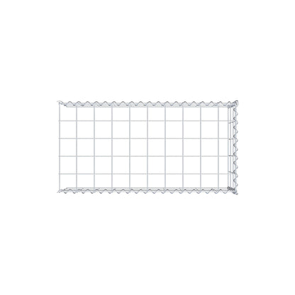 Extra gabion typ 4 100 cm x 30 cm x 50 cm (L x H x D), maskstorlek 10 cm x 10 cm, spiral