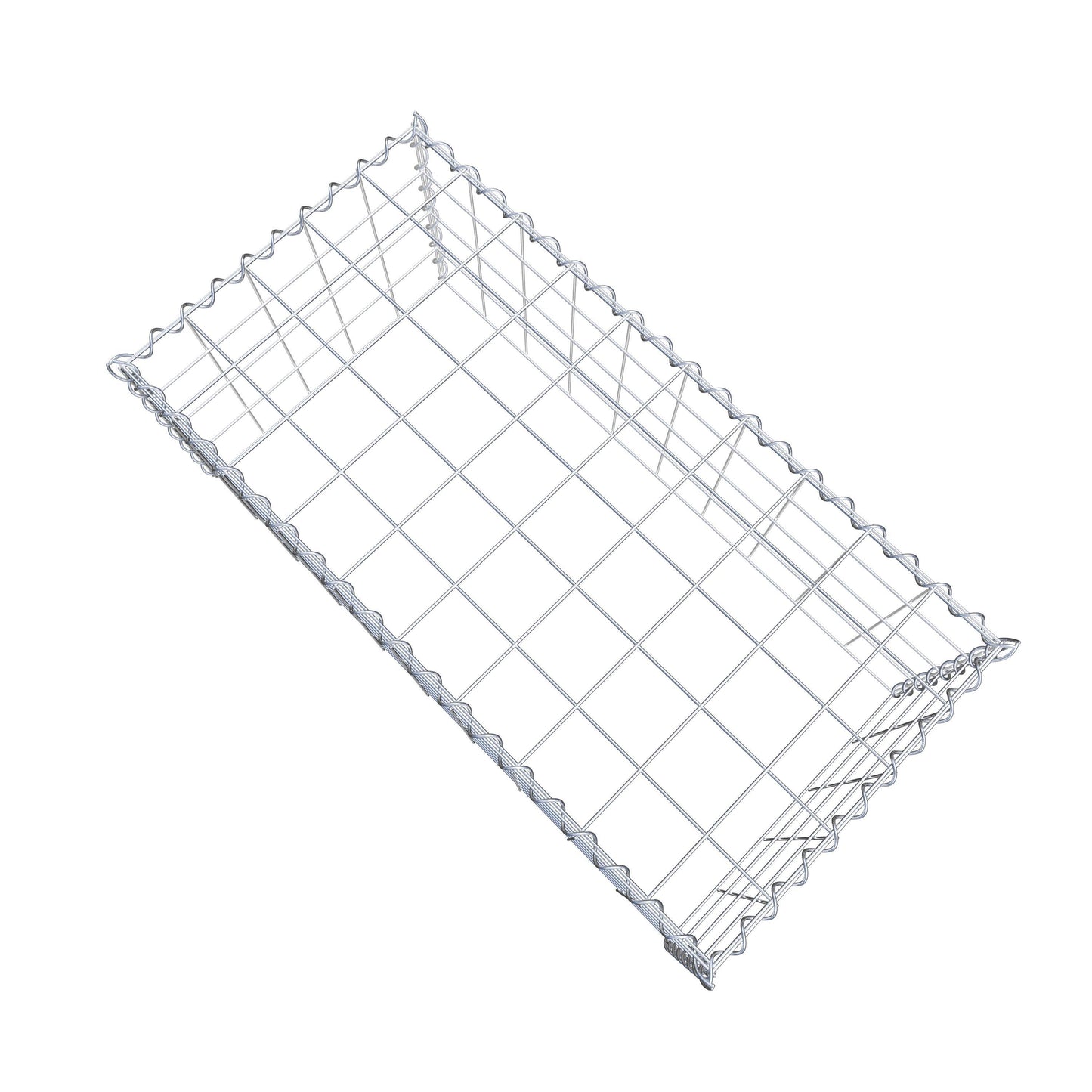 Extra gabion typ 3 100 cm x 40 cm x 50 cm (L x H x D), maskstorlek 10 cm x 10 cm, spiral