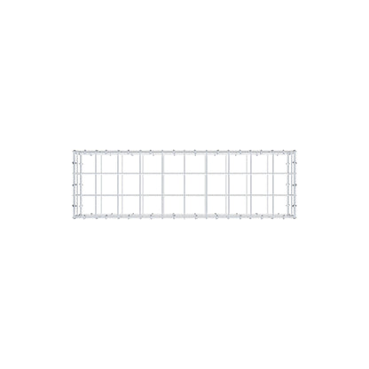 Gabione 100 cm x 20 cm x 30 cm (L x H x T), Maschenweite 10 cm x 10 cm, C-Ring