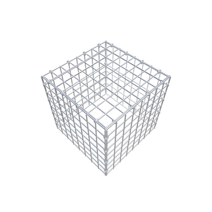 Monteret gabion type 3 40 cm x 40 cm x 40 cm (L x H x D), maskestørrelse 5 cm x 5 cm, C-ring
