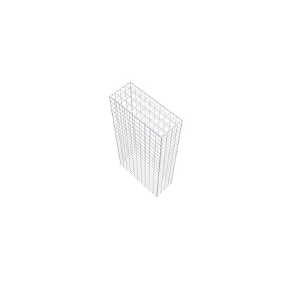 Tilläggspåle typ 3 200 cm x 100 cm x 40 cm (L x H x D), maskstorlek 10 cm x 10 cm, C-ring