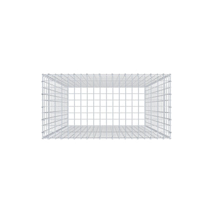 Tilläggspaviljong typ 3 200 cm x 100 cm x 50 cm (L x H x D), maskstorlek 5 cm x 10 cm, C-ring