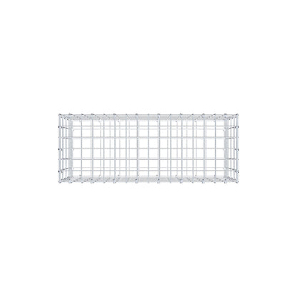Gabion 80 cm x 40 cm x 30 cm (L x H x D), maskestørrelse 5 cm x 10 cm, C-ring