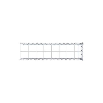 Gabião Tipo 4 80 cm x 40 cm x 20 cm (C x A x P), malhagem 10 cm x 10 cm, espiral