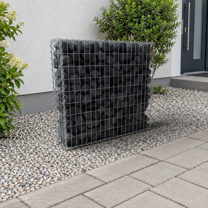 Gabion 100 cm x 90 cm x 20 cm (L x H x D), maskstorlek 5 cm x 10 cm, spiral