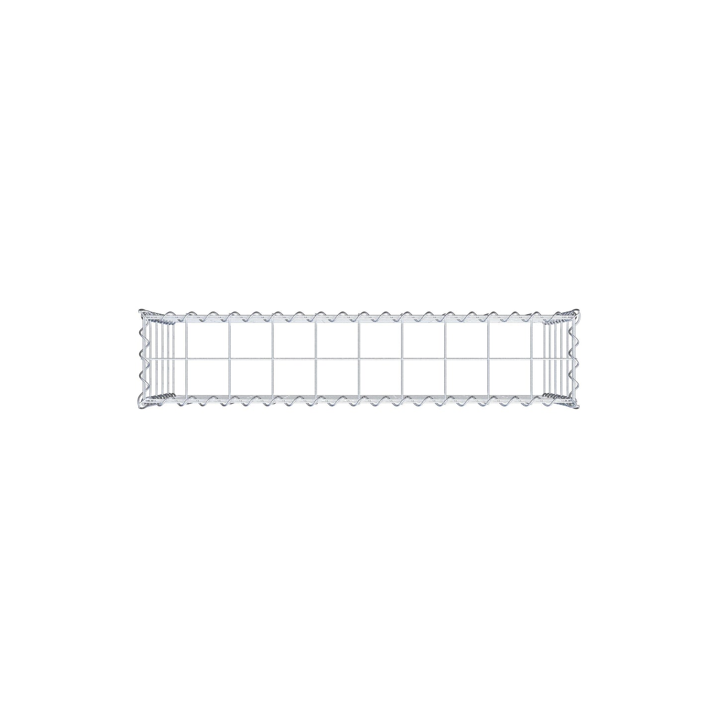 Gabião tipo 3 100 cm x 50 cm x 20 cm (C x A x P), malhagem 10 cm x 10 cm, espiral