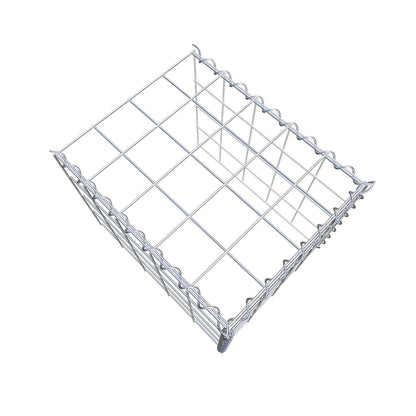 Anbaugabione Typ 4 50 cm x 40 cm x 40 cm (L x H x T), Maschenweite 10 cm x 10 cm, Spirale