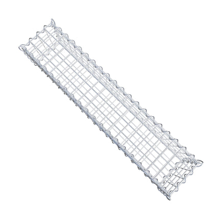 Gabbione 100 cm x 20 cm x 20 cm (L x H x P), maglia 5 cm x 5 cm, spirale