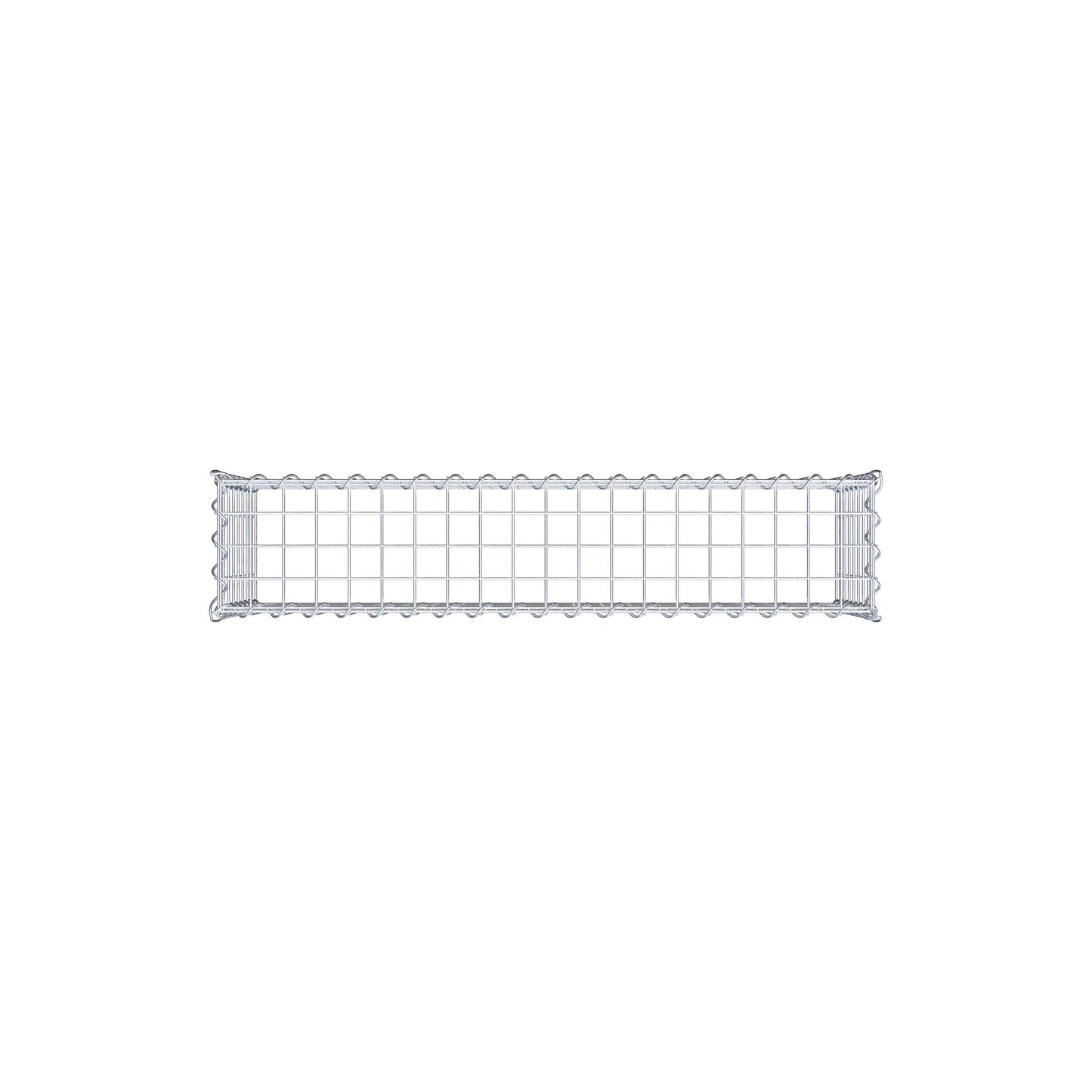 Grown-on gabion type 3 100 cm x 40 cm x 20 cm (L x H x D), mesh size 5 cm x 5 cm, spiral