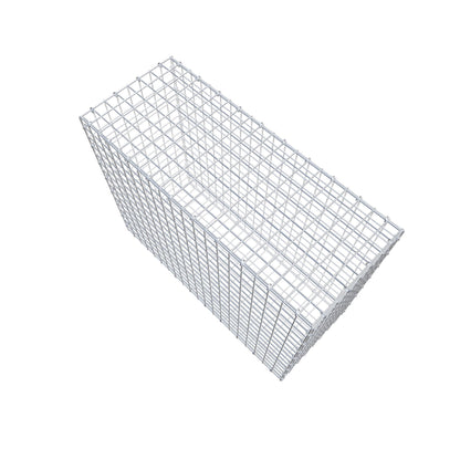 Schanskorf 100 cm x 80 cm x 40 cm (L x H x D), maaswijdte 5 cm x 5 cm, C-ring