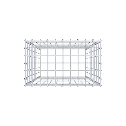 Type 3 oplegkorf 100 cm x 50 cm x 30 cm (L x H x D), maaswijdte 5 cm x 10 cm, C-ring
