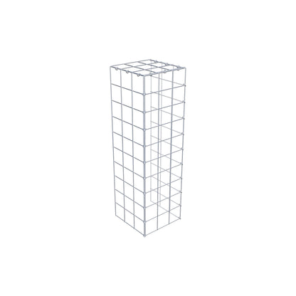 Gabbione aggiuntivo tipo 4 100 cm x 30 cm x 30 cm (L x H x P), maglia 10 cm x 10 cm, anello a C