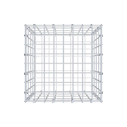Gabion 40 cm x 40 cm x 40 cm (L x H x D), maskstorlek 5 cm x 10 cm, C-ring