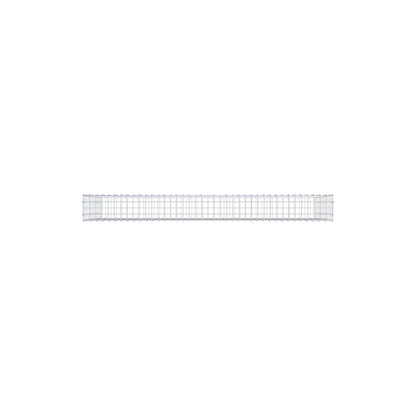 Gabião 200 cm x 100 cm x 20 cm (C x A x P), malhagem 5 cm x 10 cm, anel C