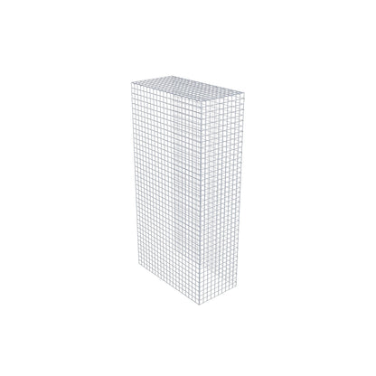 Gabião Tipo 4 200 cm x 100 cm x 50 cm (C x A x P), malhagem 5 cm x 5 cm, anel C