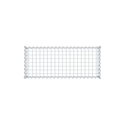 Extra gabion typ 3 100 cm x 20 cm x 40 cm (L x H x D), maskstorlek 5 cm x 10 cm, spiral