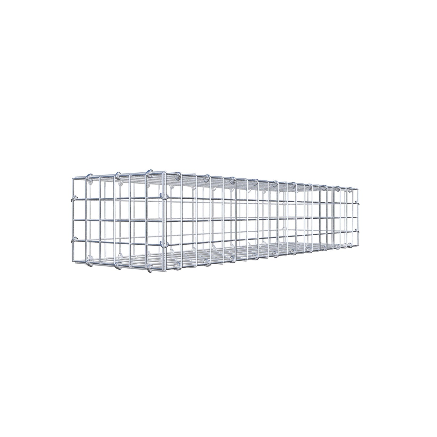 Gabion 100 cm x 20 cm x 30 cm (L x H x D), maskestørrelse 5 cm x 5 cm, C-ring