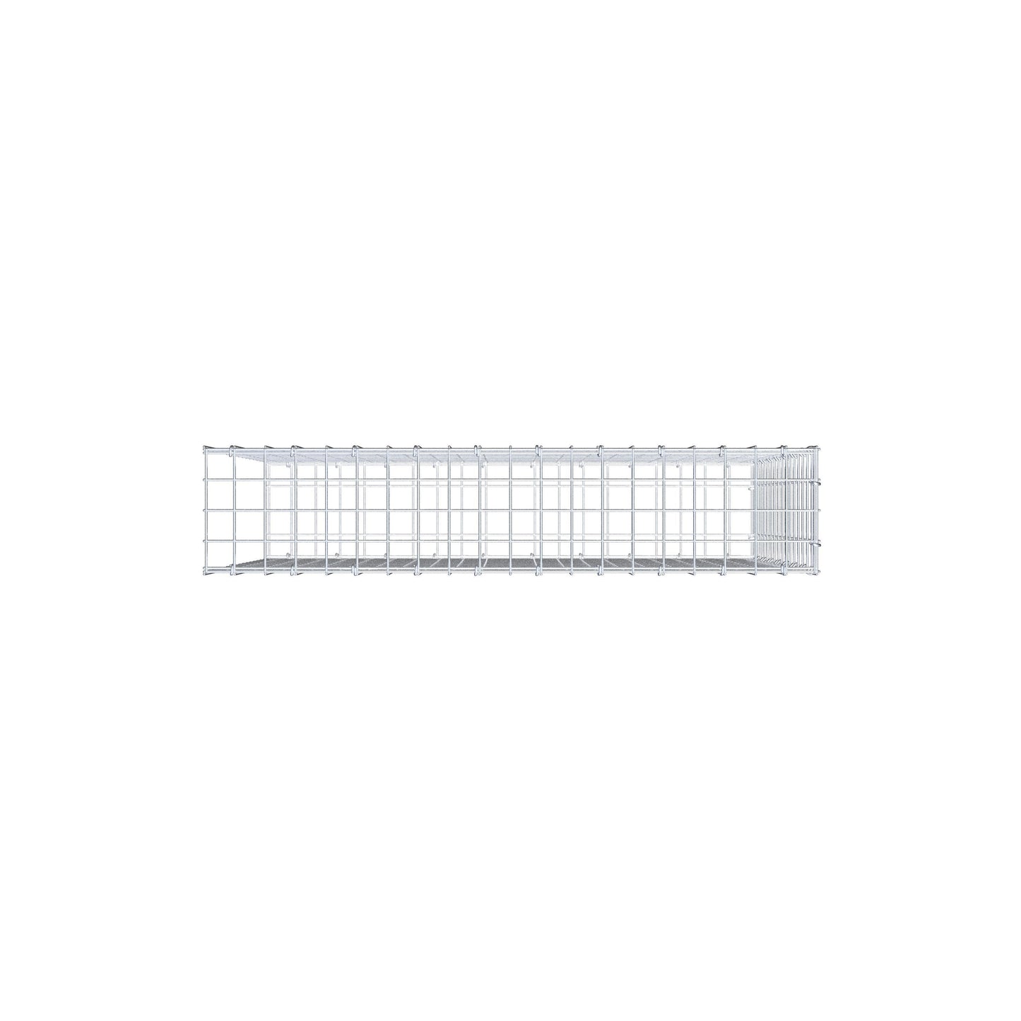 Gabião Tipo 2 100 cm x 80 cm x 20 cm (C x A x P), malhagem 5 cm x 5 cm, anel C