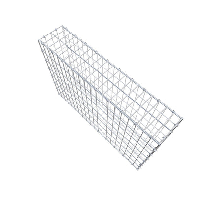 Gabion 100 cm x 70 cm x 20 cm (L x H x D), maskstorlek 5 x 10 cm, spiralring