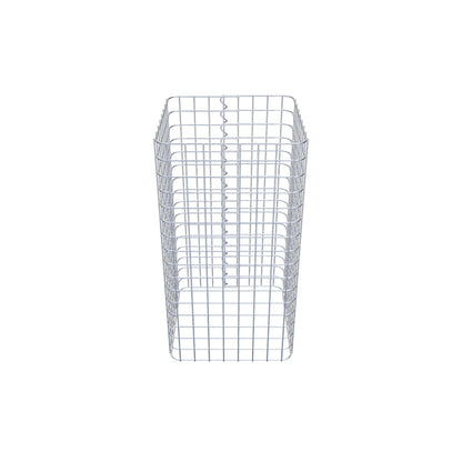 Colonna di gabbioni, angolare 42 cm x 42 cm, alta 80 cm, MW 5 cm x 5 cm