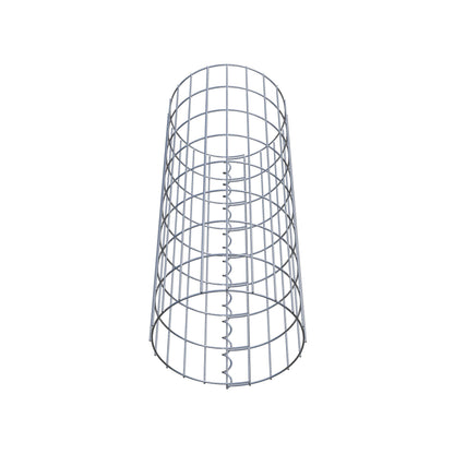 Gabionsøjle ca. 32 cm diameter, 80 cm højde, maskestørrelse 5 cm x 10 cm