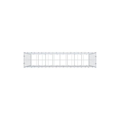 Gabion 100 cm x 70 cm x 20 cm (L x H x D), maskestørrelse 10 cm x 10 cm, C-ring