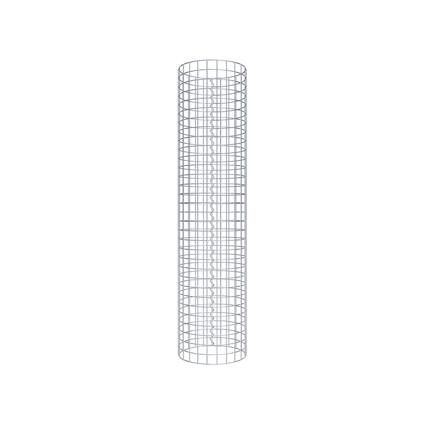 Gabionpelare rund 37 cm diameter, 160 cm höjd, maskstorlek 5 cm x 5 cm