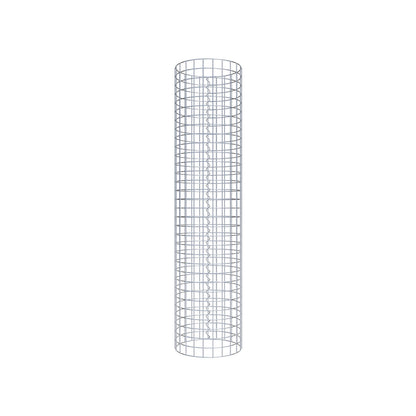 Gabionpelare rund 37 cm diameter, 160 cm höjd, maskstorlek 5 cm x 5 cm