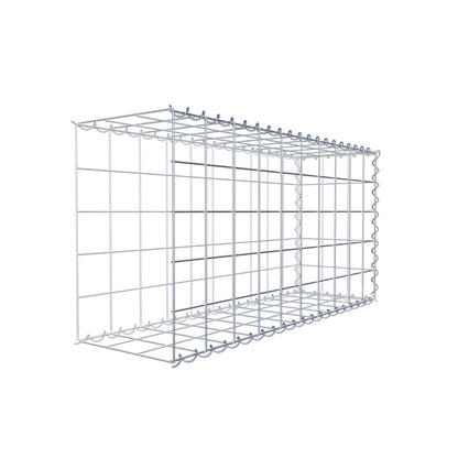Gabião tipo 2 100 cm x 50 cm x 30 cm (C x A x P), malhagem 10 cm x 10 cm, espiral