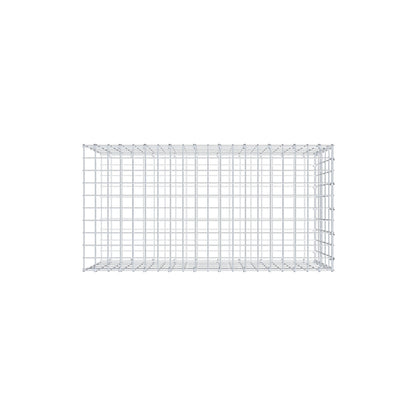 Monteret gabion type 2 100 cm x 50 cm x 50 cm, maskestørrelse 5 cm x 10 cm, C-ring