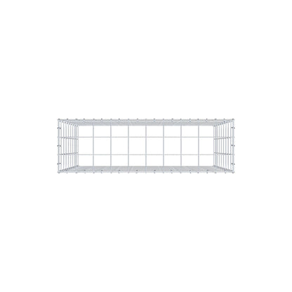 Gabião Tipo 3 100 cm x 90 cm x 30 cm (C x A x P), malhagem 10 cm x 10 cm, anel C