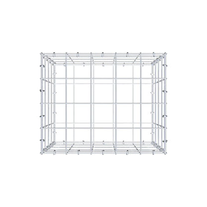 Gabião 50 cm x 40 cm x 40 cm (C x A x P), malhagem 10 cm x 10 cm, anel C